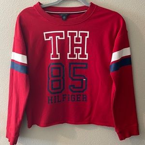 Girls size 12/14 Tommy Hilfiger long sleeve crop top